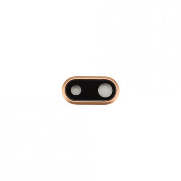 Kamera-Linse mit Rahmen für iPhone 8 Plus, gold