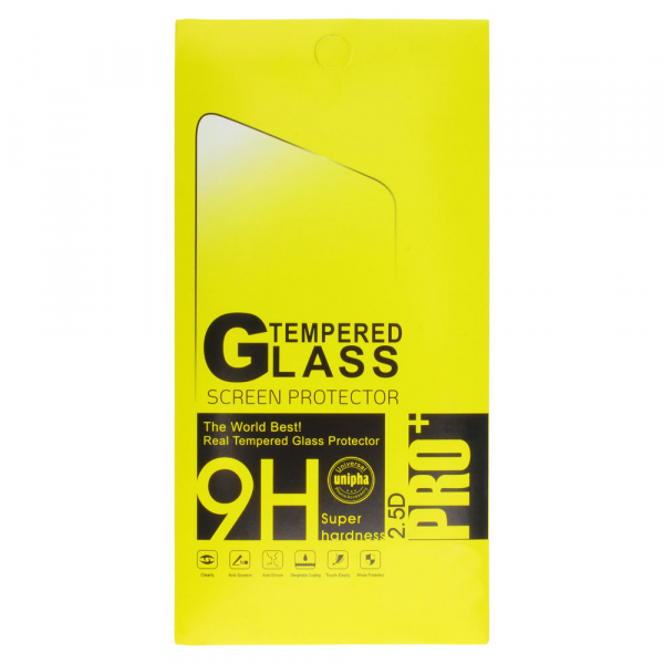 Displayschutz-Glas Tempered für Samsung Galaxy A7 2018 A750, kratzfest, 9H Härte, 0,3 mm Spezialglas