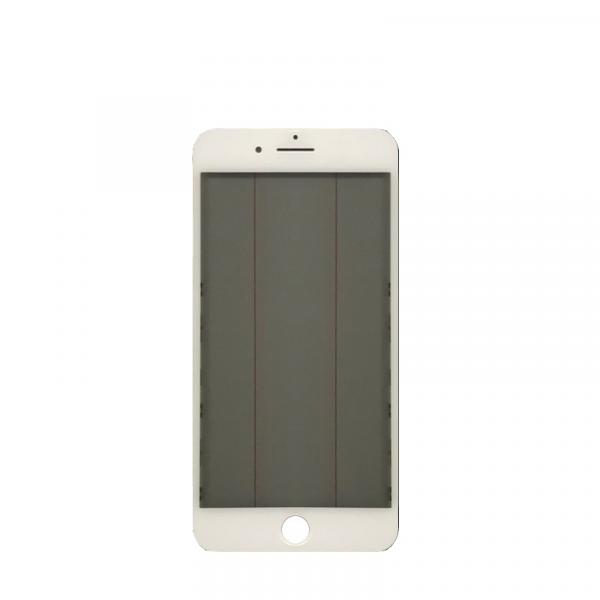 Display-Frontglas, kaltgepresst, mit Rahmen, OCA und Polarisator für iPhone 7, weiß
