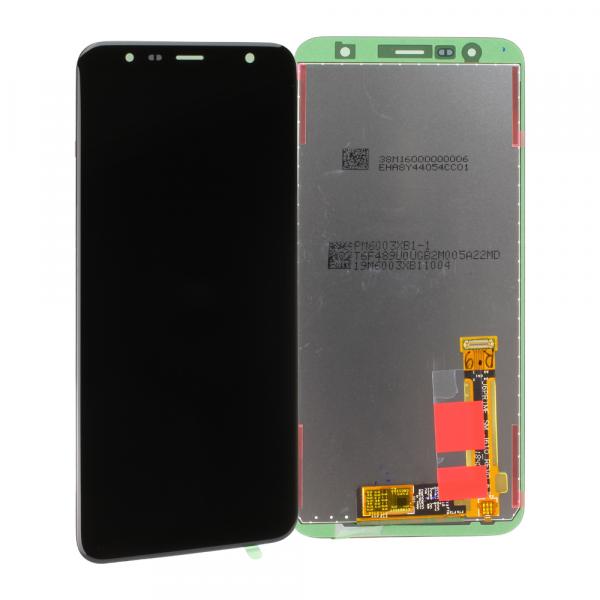 LCD-Kompletteinheit für Samsung Galaxy J4+ J415F / J6+ J610F, schwarz