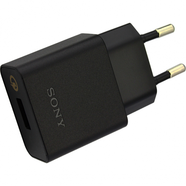 Schnell-Ladegerät Original Sony UCH10, USB-Ausgang, 1.8 A Ladestrom, schwarz