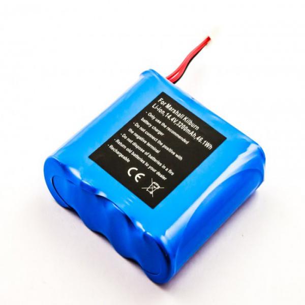 Akku für Marshall Kilburn, wie TF18650-2200-1S4PA, 14,4 V, 3200 mAh, Li-Ion