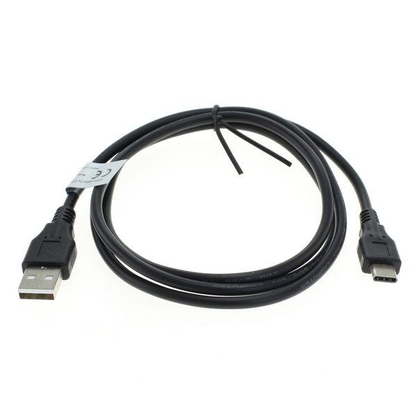 Datenkabel USB-/USB Typ C-Anschluss, 1m Länge, max. Output 5V/1A, für z.B. für Huawei, Samsung, Sony