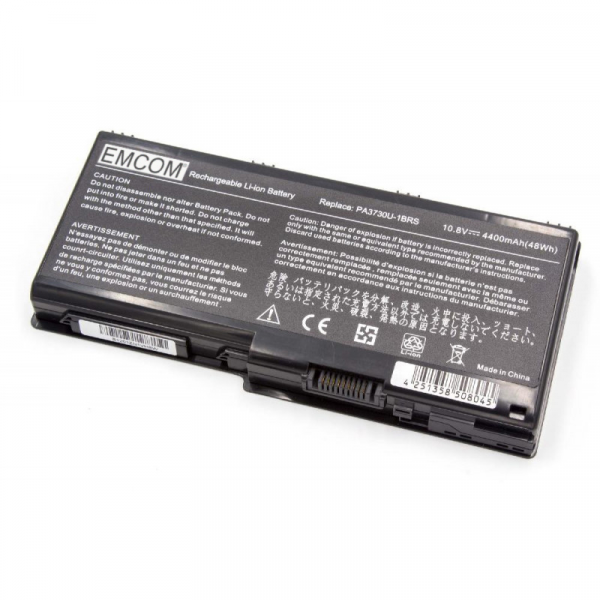 Akku für Toshiba Satellite P500, Qosmio 70LW, 97L, G60, GXW, X500, X505, wie PA3730, PA3729, 4400mAh