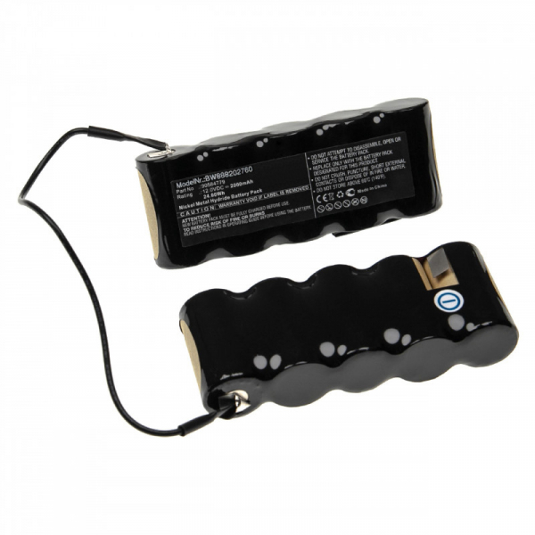 Akku für Akku-Sauger Black & Decker Flexi PD1080 H2, PD1200 H1, Z-PD1200, wie 90584779, 12V, 2Ah