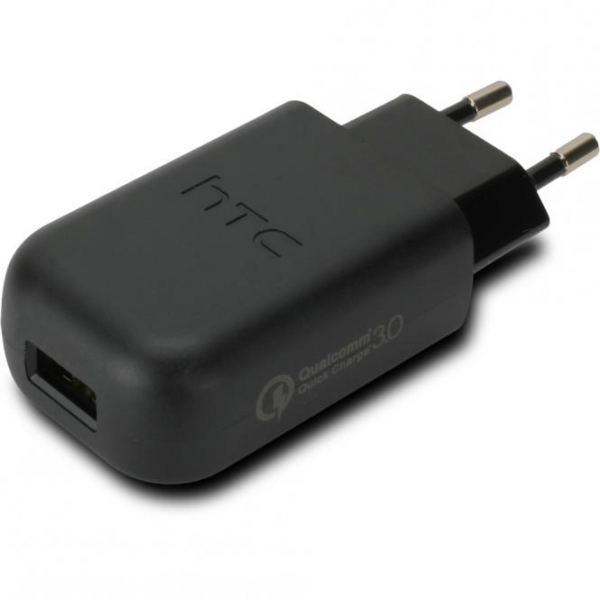 Netzlader original HTC TC-P5000-EU, Quick Charge, 2.5A Ladestrom, schwarz