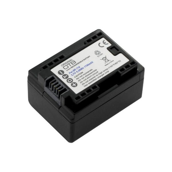 Akku wie Canon BP-718 für Legria HF M506, M52, M56, R306, R36, R37, R38, R406, R46, R48