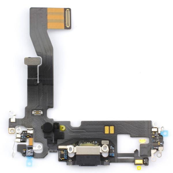 Dock- / Audio-Connector mit Flexkabel, passend für iPhone 12 Pro, graphit