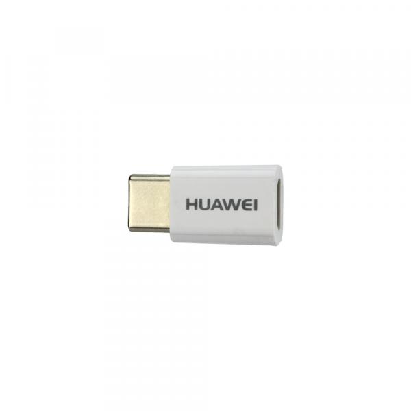 Original Huawei Micro USB zu Typ C Adapter AP52, für Huawei Smartphones, weiß