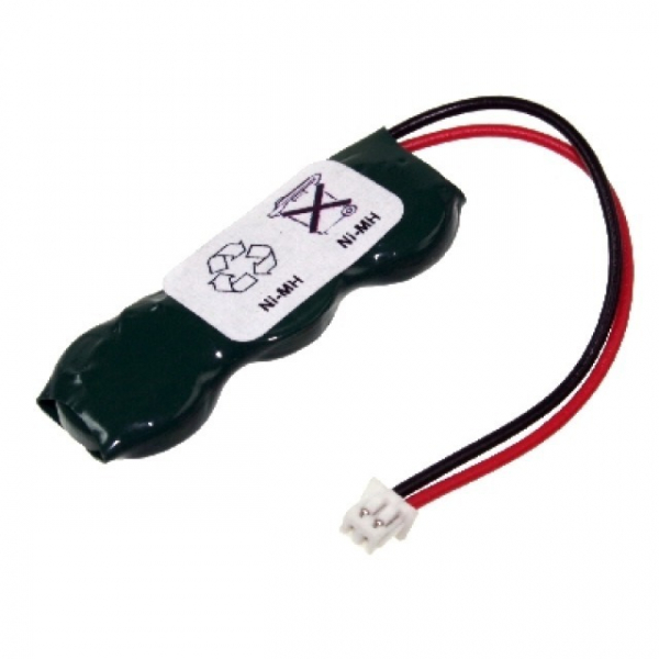 BackUp / CMOS Akku 3/X15H mit Stecke , 3.6 V, 15 mAh