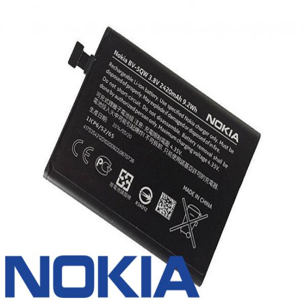 Akku Nokia original BV-5QW für Lumia 930, 2420 mAh, 3.8V
