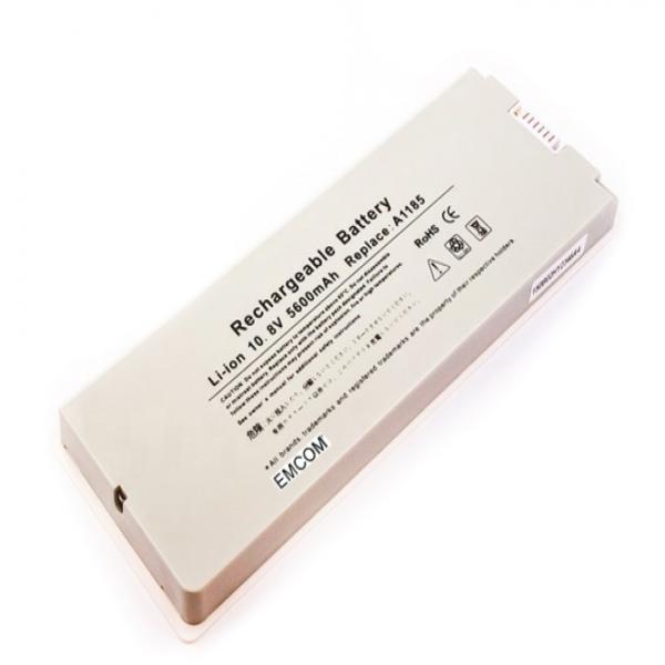 Akku für Apple MacBook 13&quot; MB061, MB062, MB063, MB402, MB404, MB881LL/A wie A1185, 5600 mAh, 10.8V