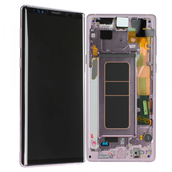 LCD Kompletteinheit inkl. Frontcover für Samsung Galaxy Note 9 N960F, lila