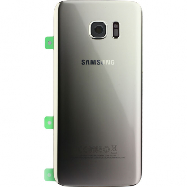 Akkudeckel für Samsung Galaxy S7 Edge G935F, silber