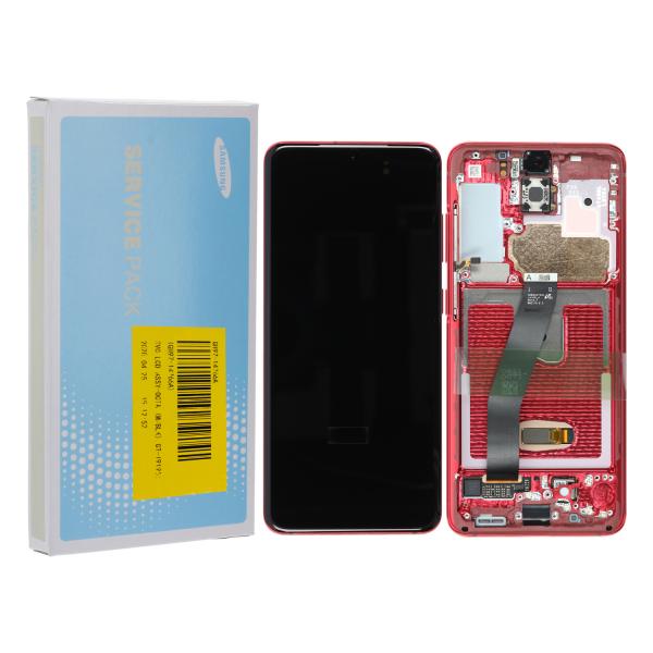 LCD Display für Samsung Galaxy S20 G980F, Galaxy S20 5G G981B, Aurora Red