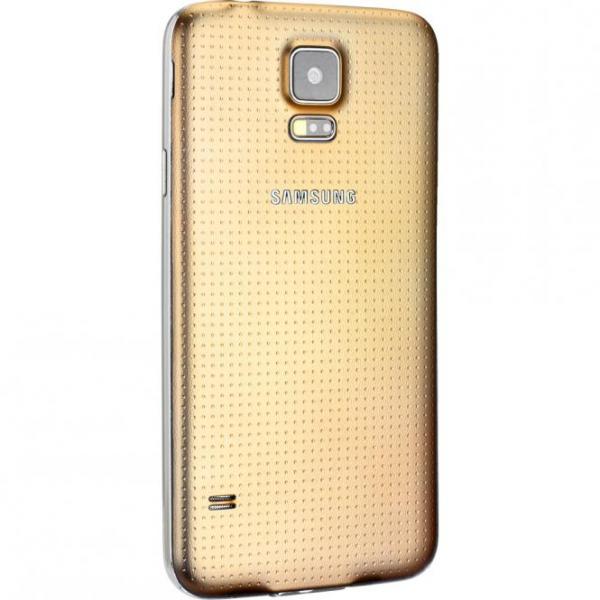 Akkudeckel für Samsung Galaxy S5 G900H, gold, wie GH98-32016D