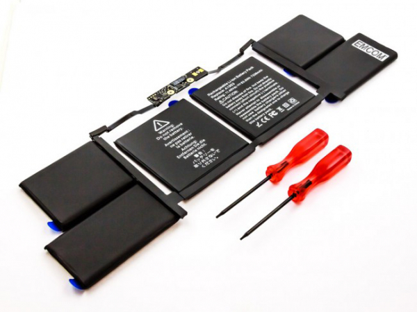 Akku für Apple MacBook Pro 15" 2018, A1990, wie A1954, 11.4 V, 7336 mAh, Li-Po
