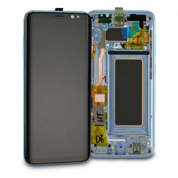Komplett LCD+ Frontcover mit Touch Panel für Samsung Galaxy S8 G950F, Farbe: Blau, wie GH97-20457D