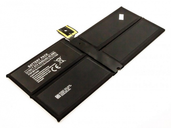 Akku für Microsoft Surface Pro 5, Surface Pro 5 1796, wie G3HTA038H, 7.57V, 5940mAh, Li-Polymer