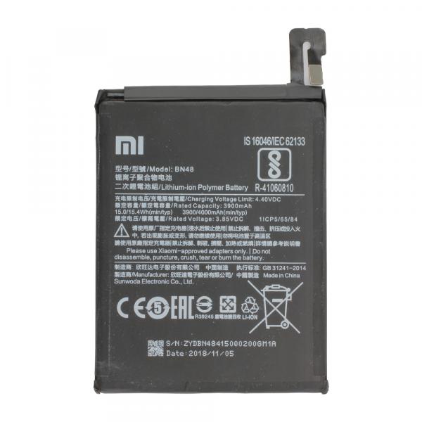 Akku Original Xiaomi für Redmi Note 6 Pro, Typ BN48, 4,4V, 3900/4000 mAh, Li-Polymer