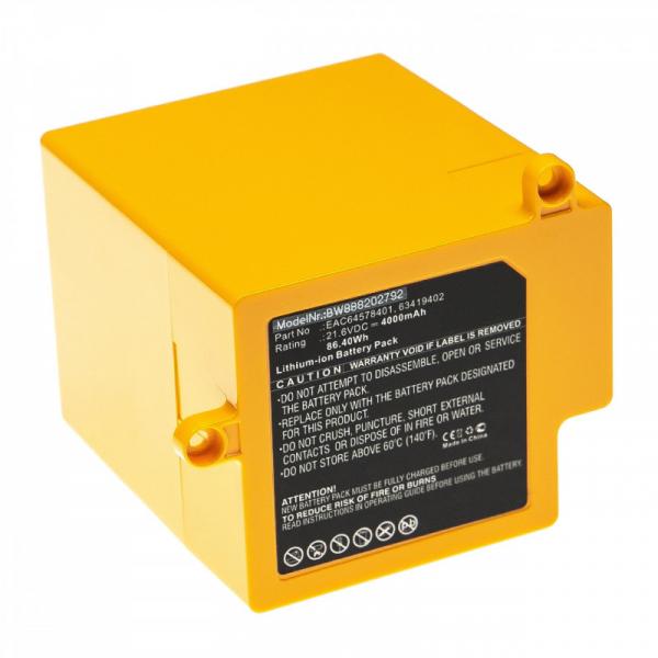 Akku für Saugroboter LG CordZero R9, R9Master, wie 63419402, EAC64578401, EAC64578402, 21,6V, 4Ah