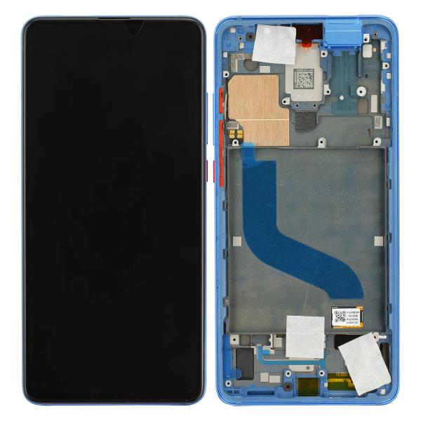 LCD-Kompletteinheit für Xiaomi Mi 9T, Mi 9T Pro, Glacier Blue
