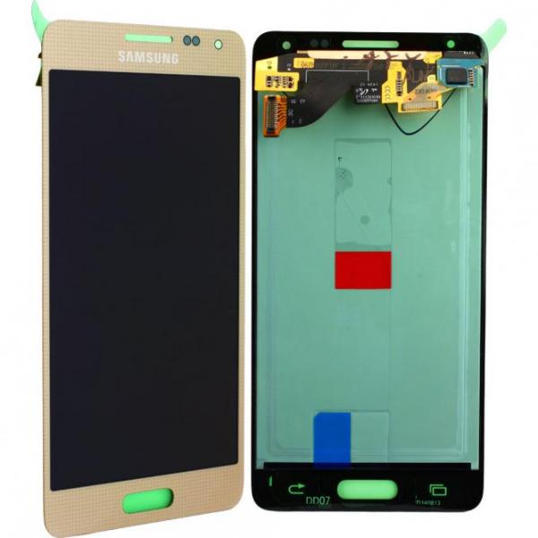 LCD Display Einheit inkl. Touchscreen für Samsung Galaxy Alpha G850F, gold, GH97-16386B