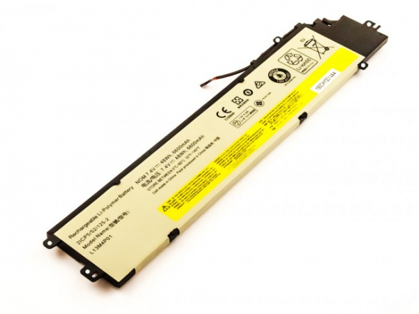 Akku für Lenovo Erazer Y40, Y40-70, wie L13C4P01, L13L4P01, L13M4P01, 6600mAh, 7.4V, Li-Po