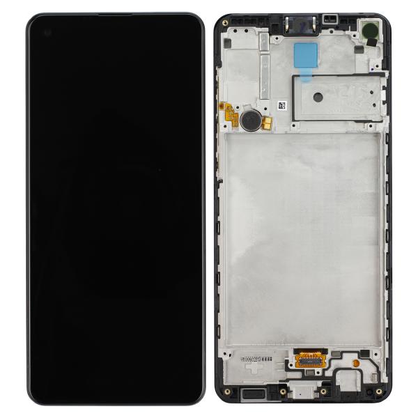 LCD-Kompletteinheit für Samsung Galaxy A21s A217F, schwarz