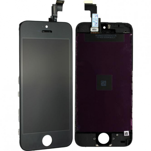 Display Einheit komplett für iPhone 5C, schwarz