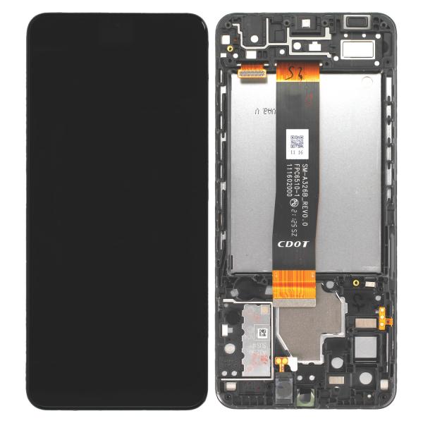 LCD-Kompletteinheit für Samsung Galaxy A32 5G A326B, schwarz