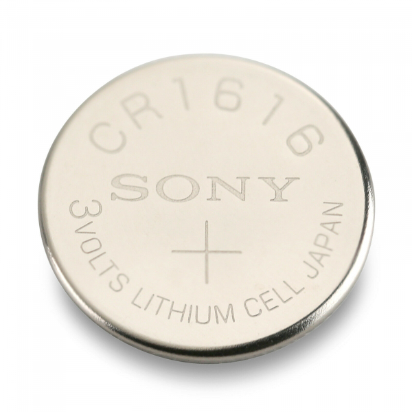 Sony CR1616 Knopfzelle, wie CR1616, DL1616, ECR1616, 3V, 50mAh, Lithium