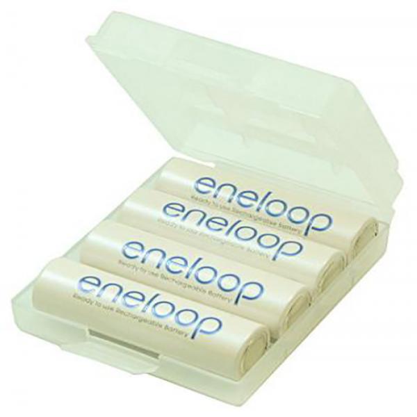 Akkus Panasonic Sanyo Eneloop Mignon AA, BK-3MCCEC4BE, 2000mAh, NiMh, 4 Stück in SchutzBox