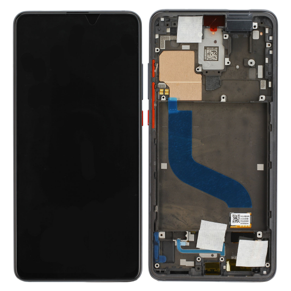 LCD-Kompletteinheit für Xiaomi Mi 9T, Mi 9T Pro, Carbon Black