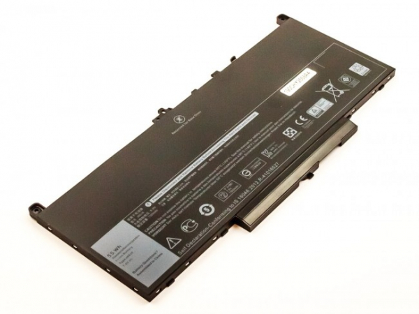 Akku für Dell Latitude 12 E5250, 12 E7270, wie 0MC34Y, 242WD, J60J5, MC34Y, NJJ2H, R1V85, 7200 mAh