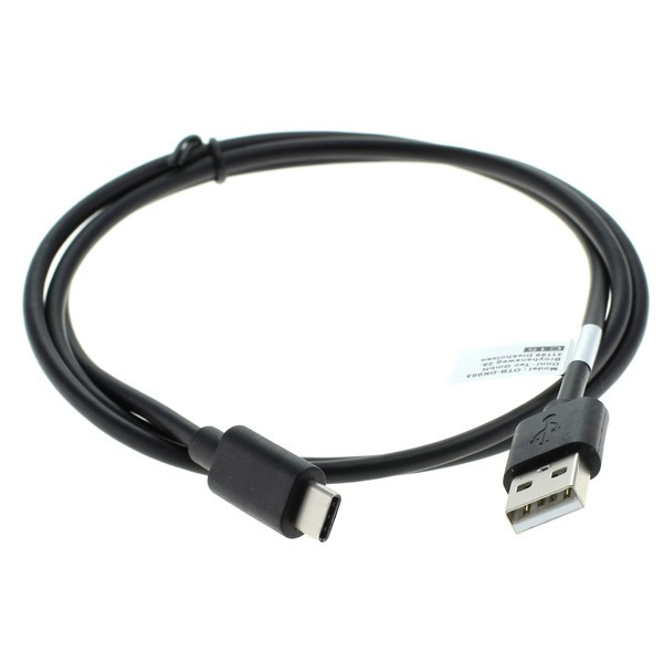 Datenkabel USB-/USB Typ C-Anschluss, 1m Länge, 3A, für z.B. für Huawei, Nokia, Samsung, Sony