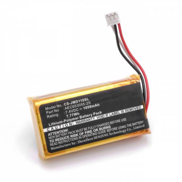 Akku für JBL Flip, Flip 1, wie AEC653055-2S, Li-Polymer, 7,4 V, 1050 mAh