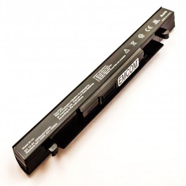 Akku für Asus K552, P450, P550, P552, R409, R412, R510, R513, X450, X45 wie A41-X550, 2200mAh