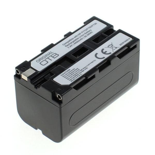 Akku wie Sony NP-F730 / NP-720 / VX700, 4400mAh für AD SCD 700, 770, CCD RV100, RV200, SC5