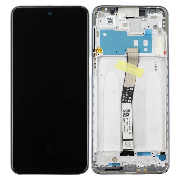 LCD-Kompletteinheit für Xiaomi Redmi Note 9S, Glacier White