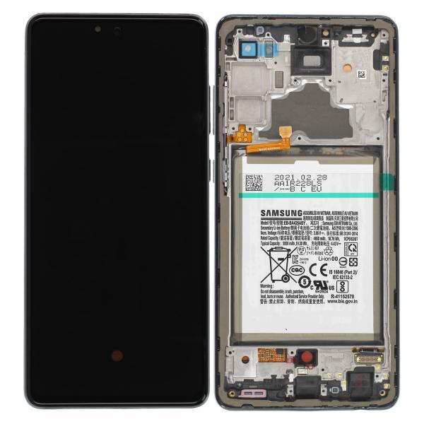LCD-Kompletteinheit inkl. Akku für Samsung Galaxy A72 A725F, schwarz