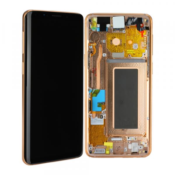 LCD-Kompletteinheit für Samsung Galaxy S9 G960F, Sunrise Gold