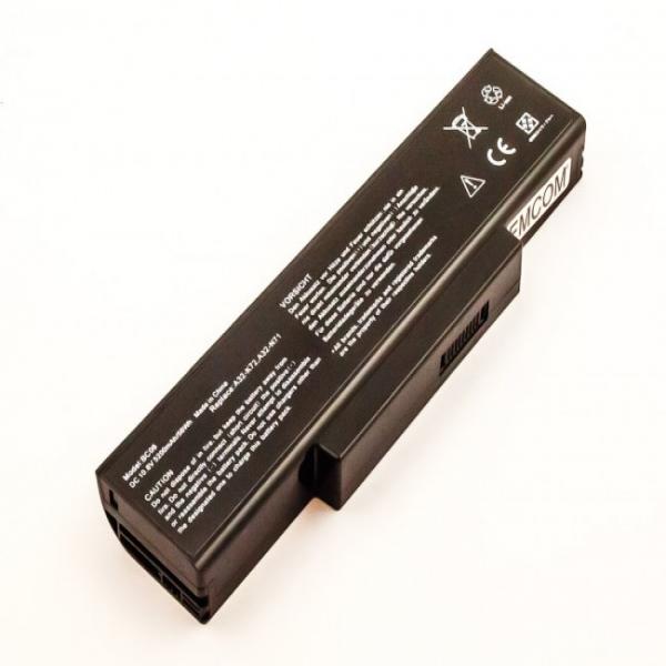 Akku für Asus A72, K72, K73, K77, N71, N73, X72, X77, wie A32-K72, 5200 mAh