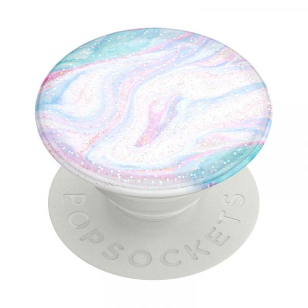 PopSockets PopGrip Glitter Soft Swirls - ausziehbarer Griff für Handys