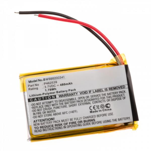 Akku für Harman Kardon SOHO, wie P462539, 3,7 V, 480 mAh, Li-Polymer