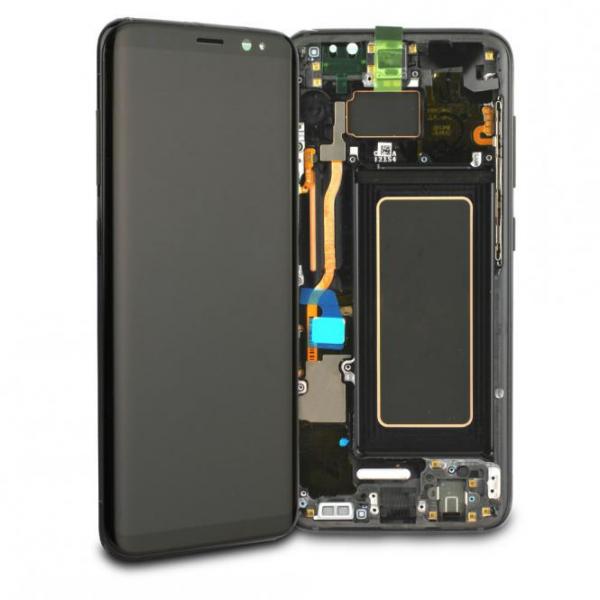 Komplett LCD+ Frontcover mit Touch Panel für Samsung Galaxy S8 G950F, Farbe: Midnight Black