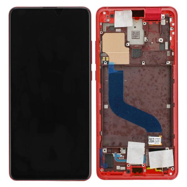 LCD-Kompletteinheit für Xiaomi Mi 9T, Mi 9T Pro, Red Flame