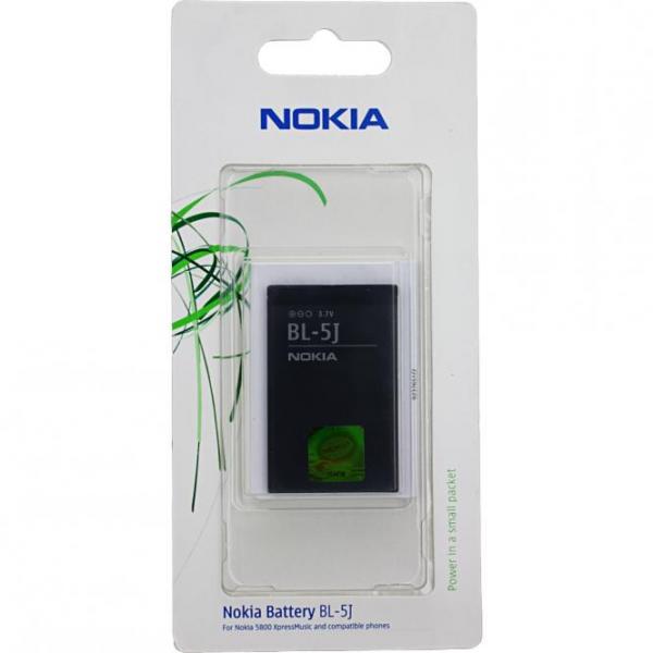 Akku Nokia original BL-5J für 5230, 5235, 5800 Navigator, 5800 XpressMusic, C3, N900, im Blister