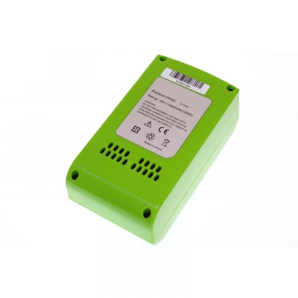 Akku für Greenworks Tools Heckenschere 2200007, Rasentrimmer 2100107, wie 29322, 24 V, 5 Ah