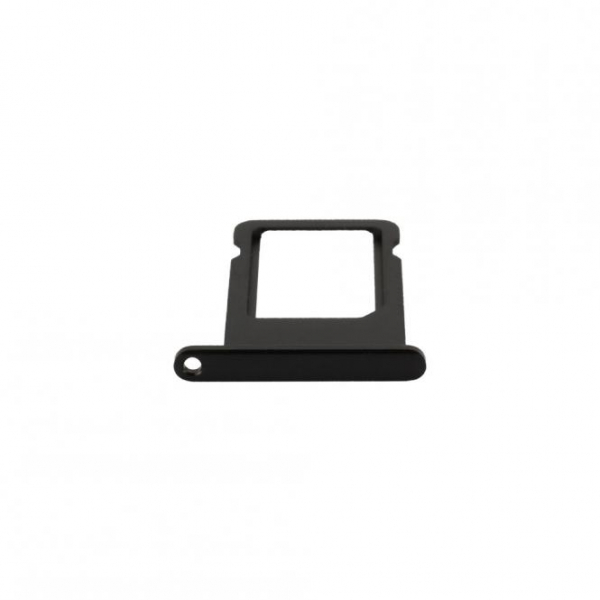 SIM Tray / SIM-Kartenhalter für iPhone 7, glänzend schwarz